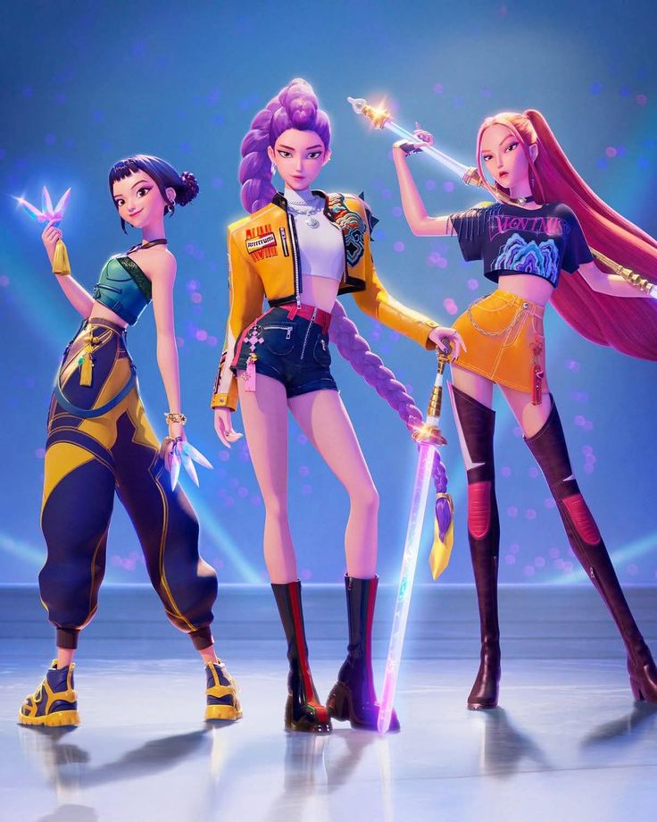 Miniatura 3 de COMBO GUERRERAS K-POP, ESPADA,ALBUN,LAMI